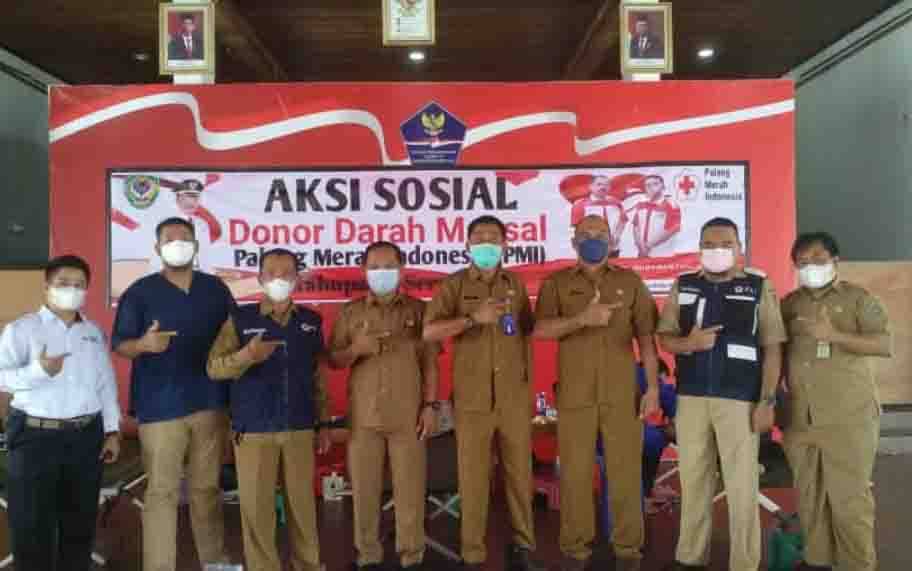 PMI Seruyan Adakan Donor Darah Massal