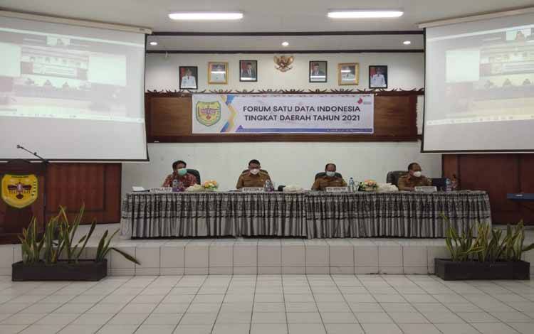 Sekda Gunung Mas Paparkan Pentingnya Data yang Berkualitas