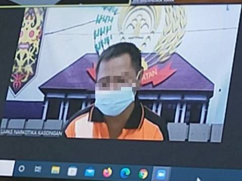 Napi lapas Kasongan Dituntut 10 Tahun Penjara