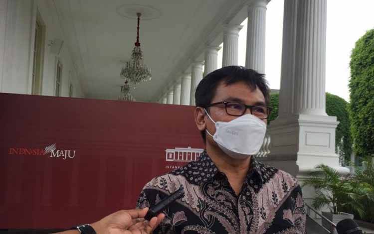 Eks Jubir Presiden Johan Budi Temui Jokowi di Istana Merdeka