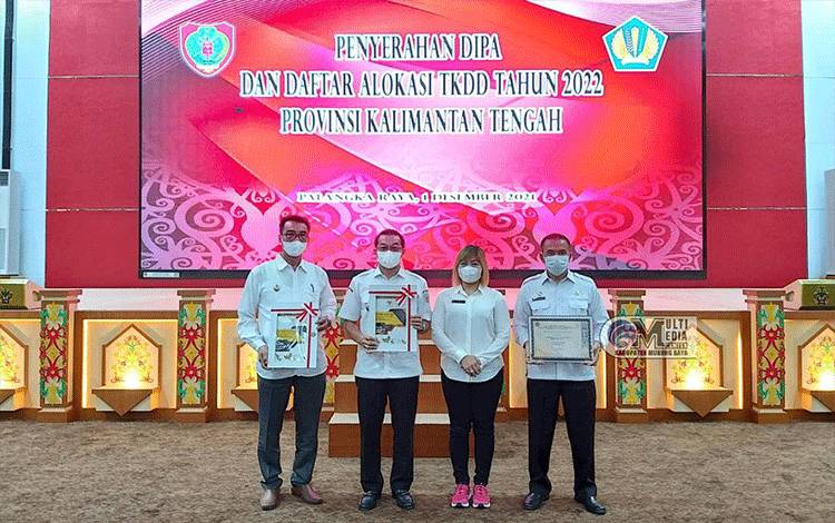 Bupati Murung Raya Terima DIPA Tahun Anggaran 2022