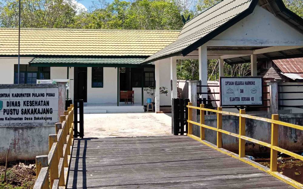 Renovasi Bangunan Pustu Saka Kajang Rampung