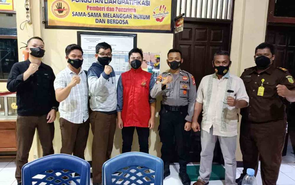 Polres Seruyan Terima Titipan Tahanan Tersangka Korupsi DD Tumbang Laku