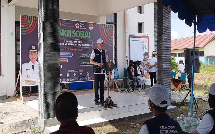 Bupati Apresiasi Baksos yang Dilaksanakan GOW, PMI, dan KPA Gunung Mas