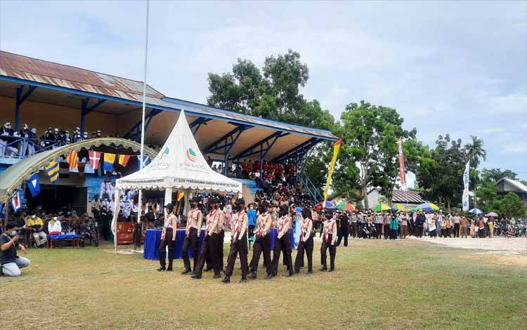 Antusias, Puluhan Peserta Ikuti Lomba LKBB Pos AL Kumai