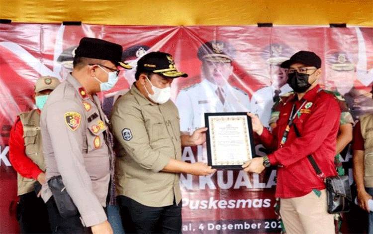 Wagub Kalteng Ajak Warga Kapuas Sukseskan Vaksinasi COVID-19