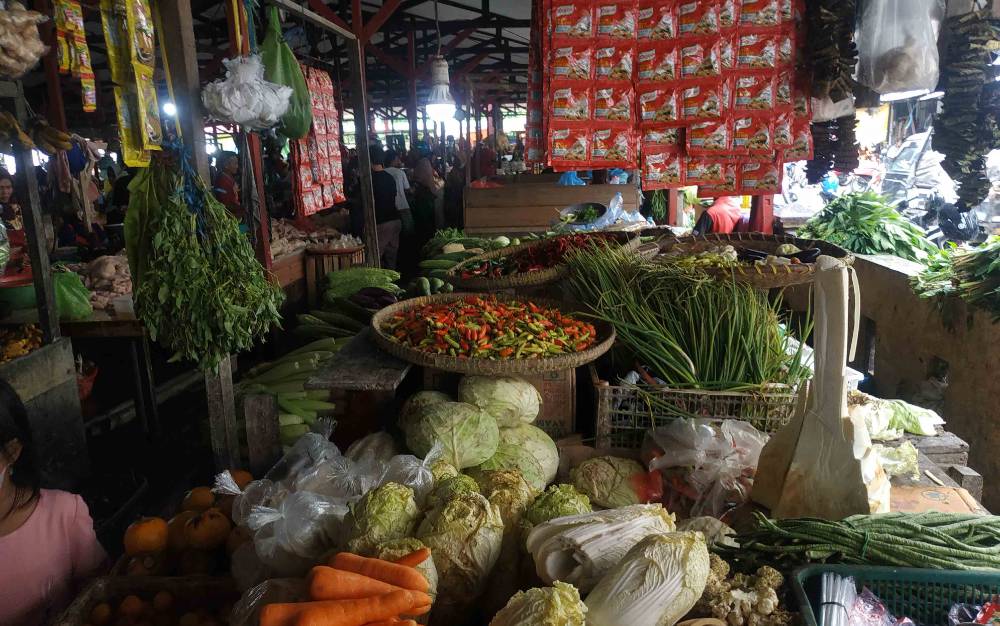 Harga Cabai dan Sayuran di Kuala Pembuang Naik Jelang Nataru