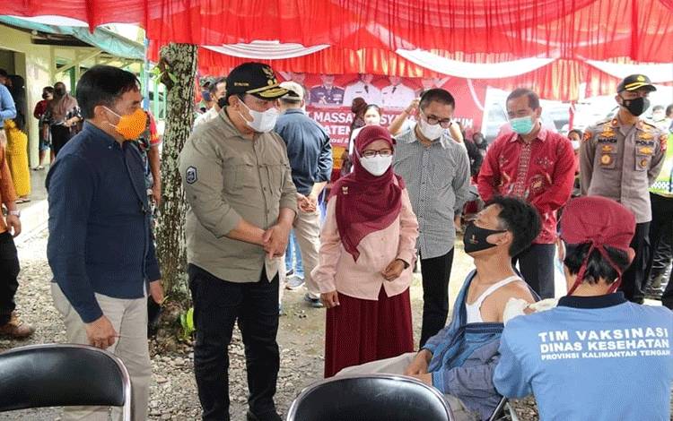 Pemprov Tetap Berupaya Penuhi Harapan 70 Persen Masyarakat Tervaksinasi