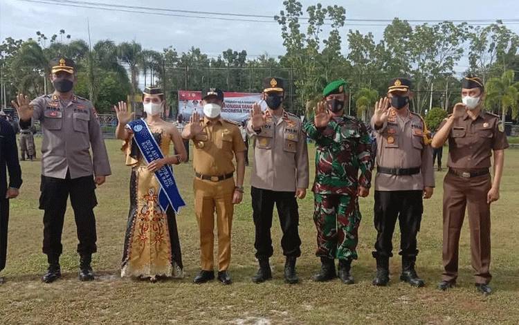 Pemko Palangka Raya Gelar Upacara Gabungan Peringati Hari Anti Korupsi dan Bela Negara
