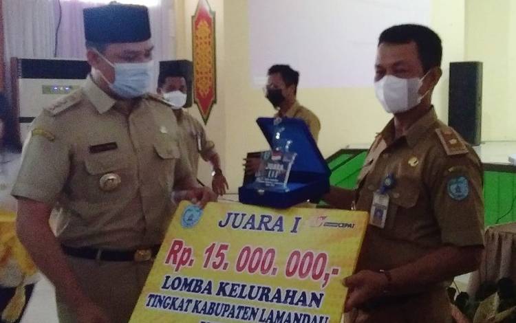 Tapin Bini Juara Pertama Lomba Kelurahan Tingkat Kabupaten Lamandau