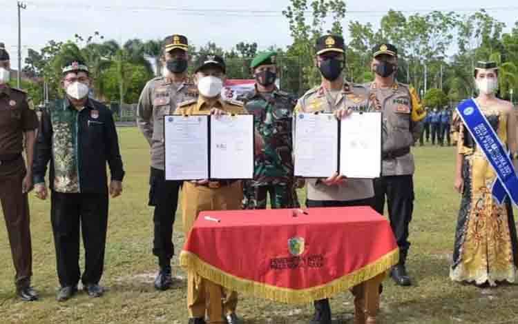 Wali Kota Palangka Raya Teken MoU Tanggap Ancaman Narkoba