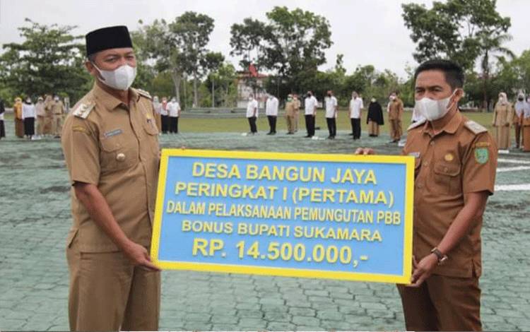 Pemkab Sukamara Beri Insentif Kepada Desa ini yang Sukses Pungut PBB