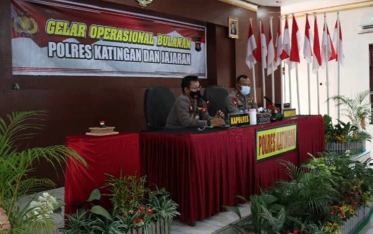 Pesan Kapolres Katingan Saat Pimpin GO Triwulan IV Tahun 2021