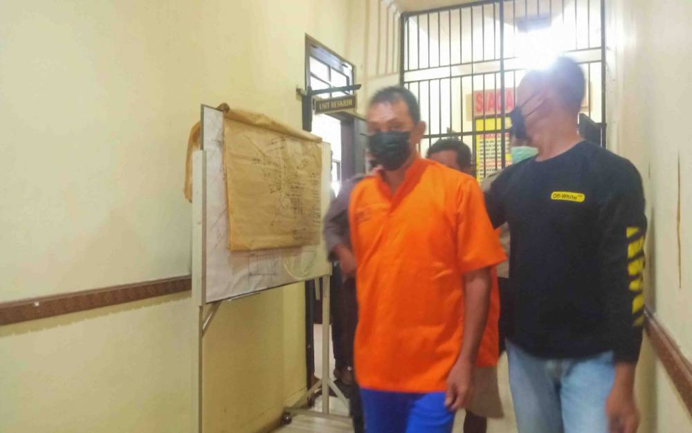 Pria Paruh Baya Mencuri Mesin Pompa Air Diringkus Polisi