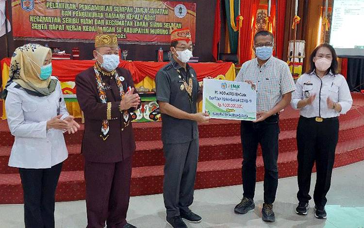Gugus Tugas Murung Raya Terima Bantuan Rp1 Miliar dari Perusahaan untuk Tangani Covid