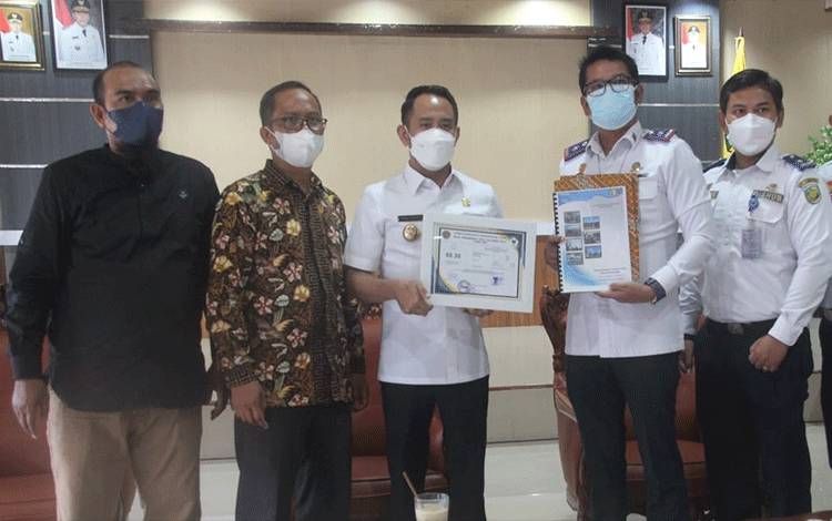 Layanan Publik dan Inovasi Dishub Palangka Raya Raih Peringkat A