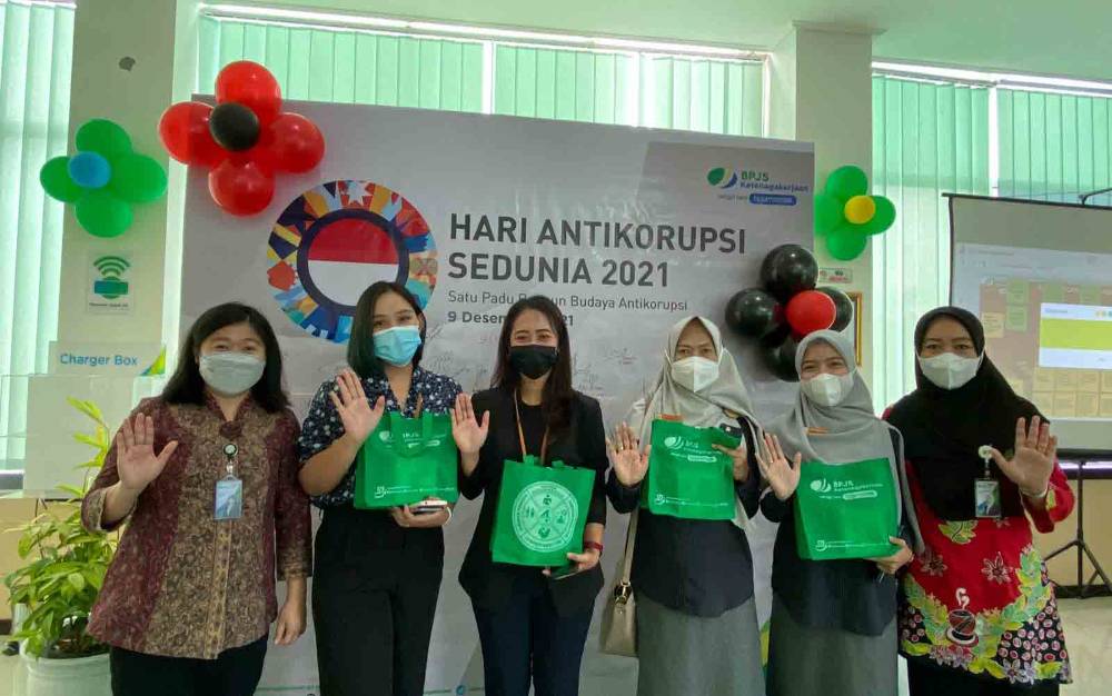 Dukung Gerakan Anti Korupsi Sedunia 2021, BPJS Ketenagakerjaan Pangkalan Bun Ajak Perangi Korupsi