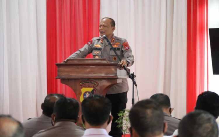 Kapolda Kalteng Berikan Arahan kepada Personel Polres Kapuas
