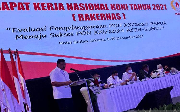 Rakernas KONI Pusat Bahas Penyempurnaan Aturan Mutasi Atlet untuk PON