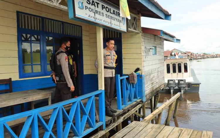 Kapolres Seruyan Pantau Langsung Debit Air Sungai