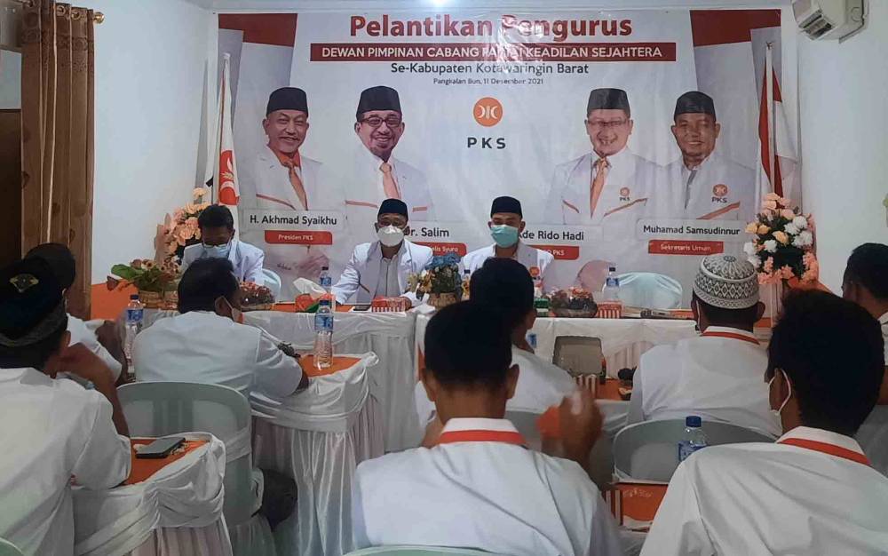 PKS Lantik Pengurus DPC Seluruh Kobar dan Sekitar 80 Persen Kaum Millenial