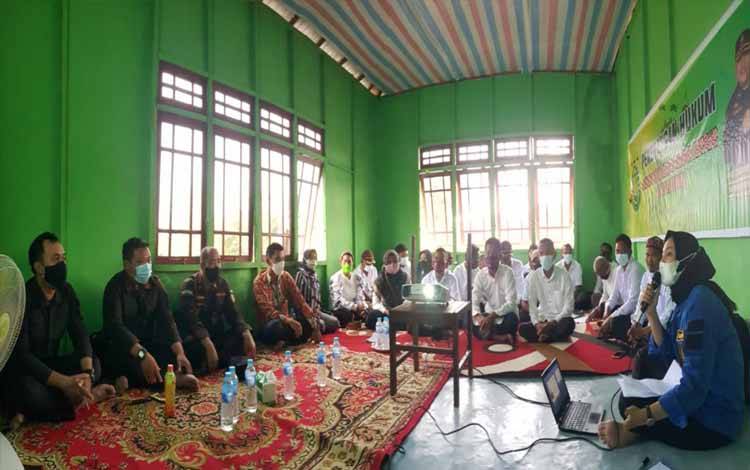 Ini Materi Disampaikan Jaksa Cabjari Palingkau Beri Penerangan Hukum di Tiga Desa
