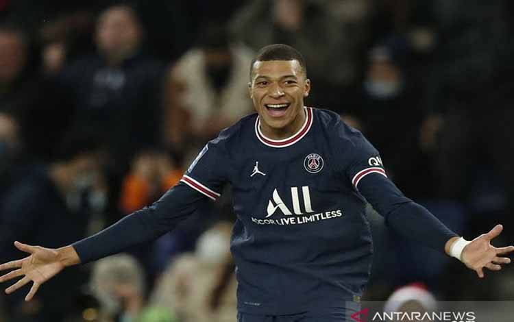 Rekor Gol Mbappe Warnai Kemenangan PSG atas Monaco