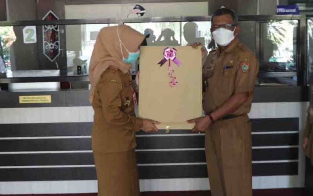Katma F Dirun Minta Maaf dan Beri Motivasi Pegawai BKD Kalteng