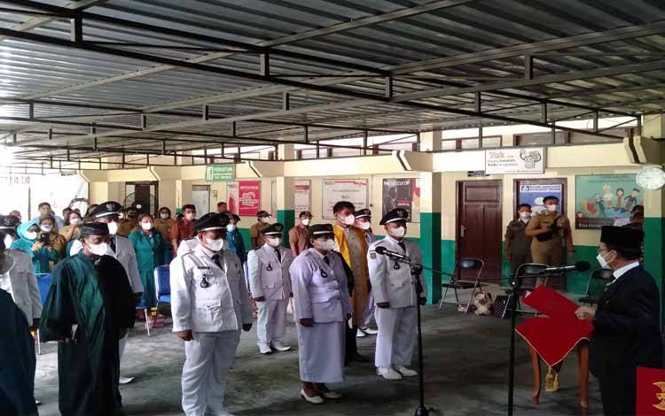 Bupati Katingan Lantik 8 Kepala Desa
