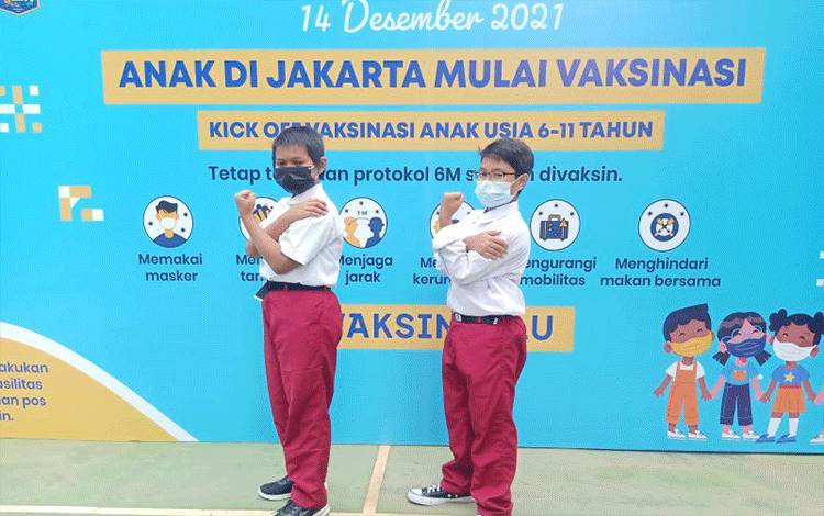 Kick Off Vaksinasi Usia 6-11 Tahun Dilakukan Serentak di 3 Provinsi ini