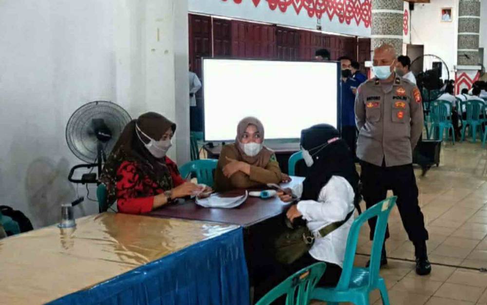 Polres Kapuas Lakukan Pengamanan Uji Kompetensi Tenaga Kontrak