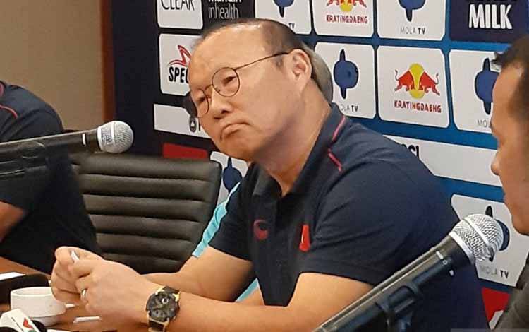 Pelatih Vietnam Park Hang-seo Layangkan Tantangan ke Timnas Indonesia