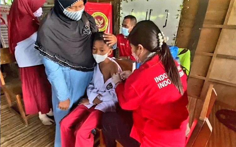 Anak Usia 6-11 Tahun di Kobar Mulai Divaksinasi COVID-19