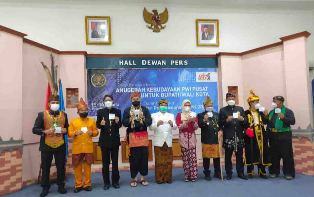 Bupati Lamandau Hadiri Presentasi Anugerah Kebudayaan PWI Pusat