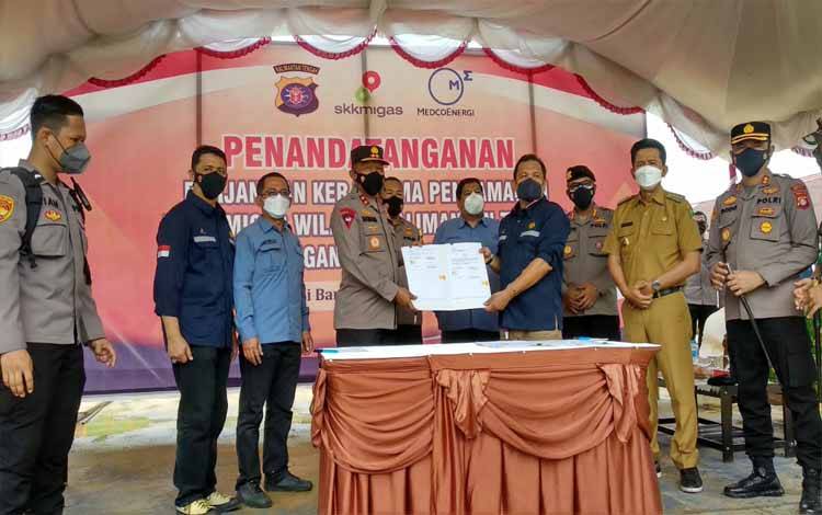 SKK Migas - Polda Kalteng Kerja Sama Pengamanan Fasilitas Migas
