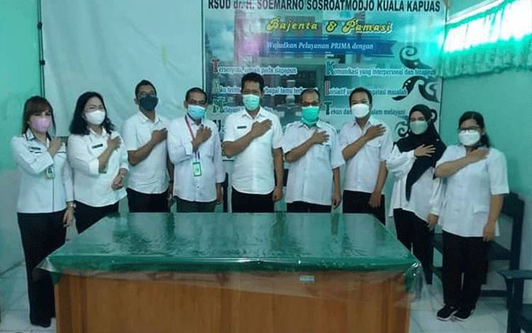 RSUD Kapuas Terima Kunjungan RSJ Kalawa Atei Kaji Banding SIM RS