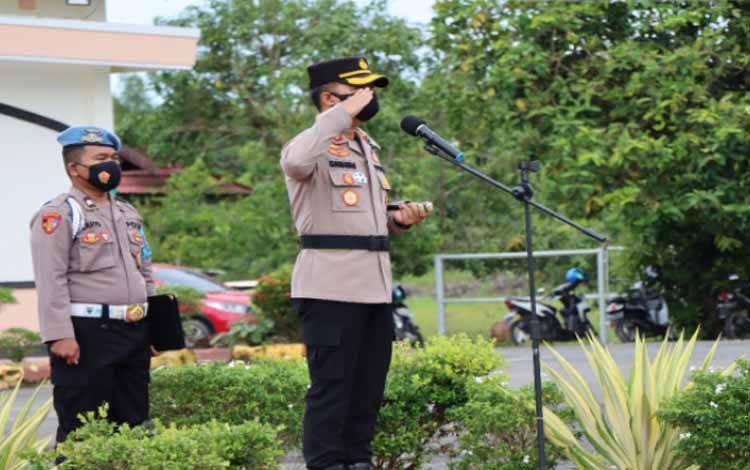 Jajaran Polres Pulang Pisau Upacara Bendera 17-an Kesadaran Nasional
