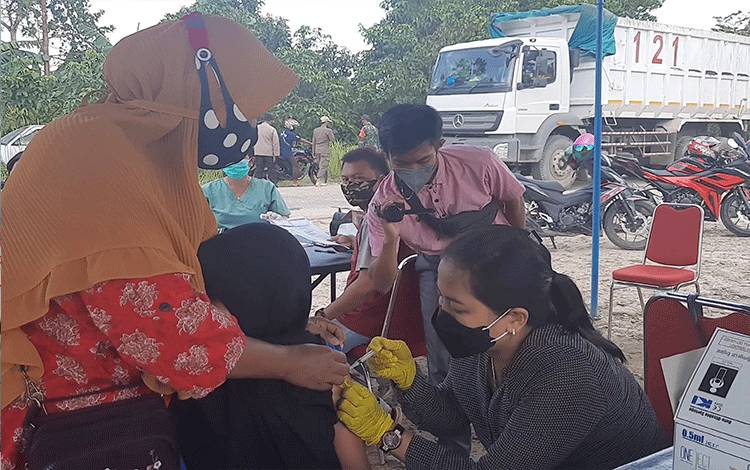 Ini Capaian Vaksinasi Covid-19 di Kabupaten Gunung Mas hingga 17 Desember 2021