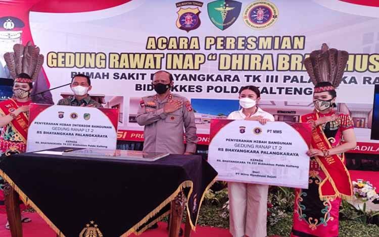 Monica Rasyid Apresiasi Selesainya Gedung Rawat Inap RS Bhayangkara Palangka Raya