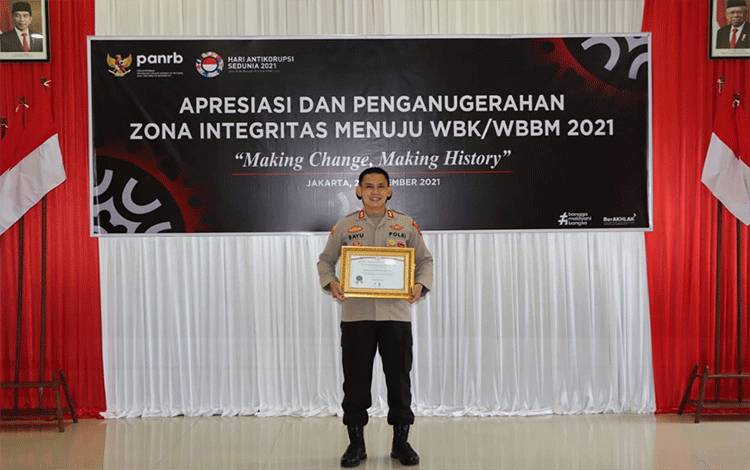 Polres Seruyan Raih Predikat Wilayah Bebas Korupsi