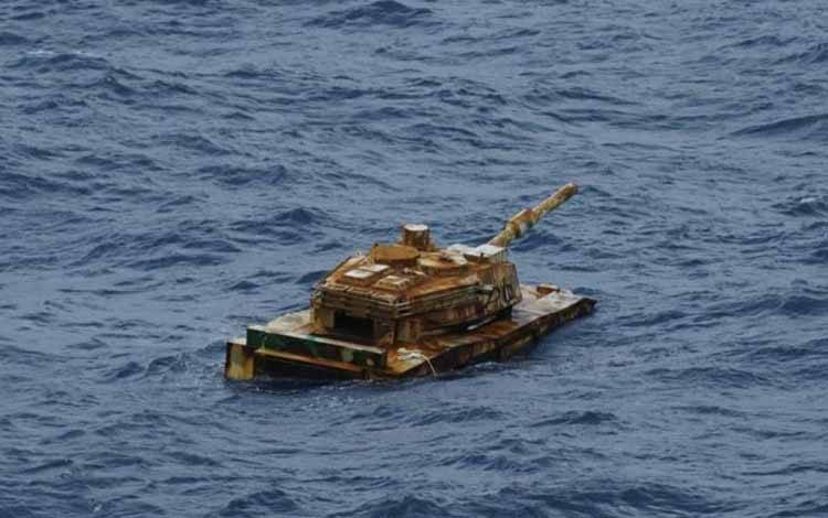 TNI AL: Temuan Benda Mirip Tank di Perairan Natuna Tak Berbahaya