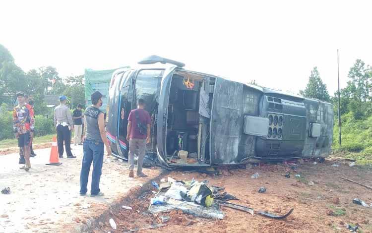 Biaya Pengobatan Penumpang Bus Logos Ditanggung Perusahaan