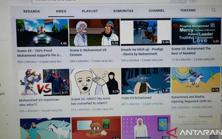 Ditsiber Polri Dalami Video Kartun Hina Nabi Muhammad
