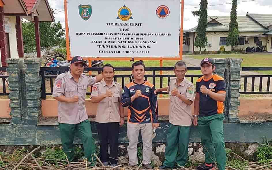 Tim Reaksi Cepat BPBD Damkar Barito Timur Siapkan Call Center