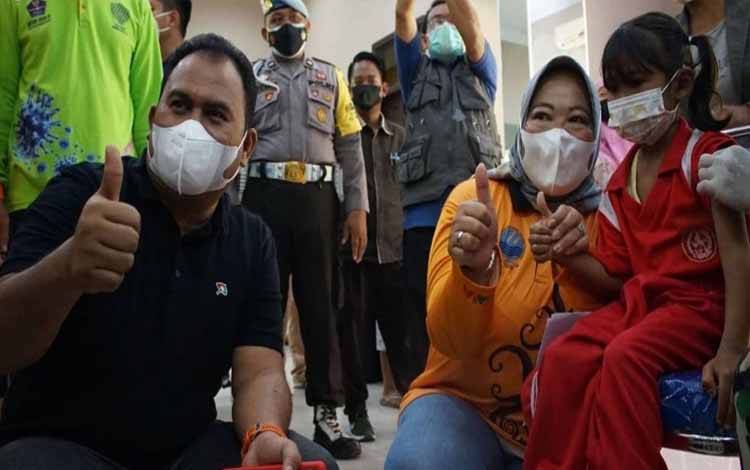 Terus Dikebut, Capaian Vaksin Dosis Pertama Anak Usia 6-11 Tahun di Kobar Mencapai 1.419 Anak