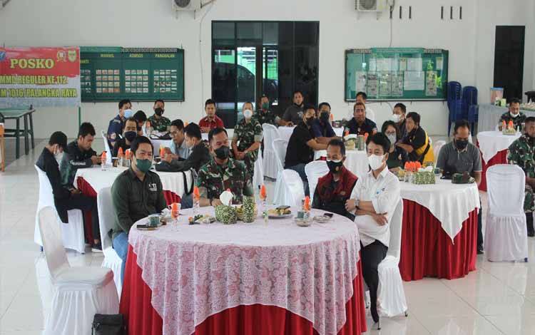 Dandim Palangka Raya Temu Akrab dengan Wartawan