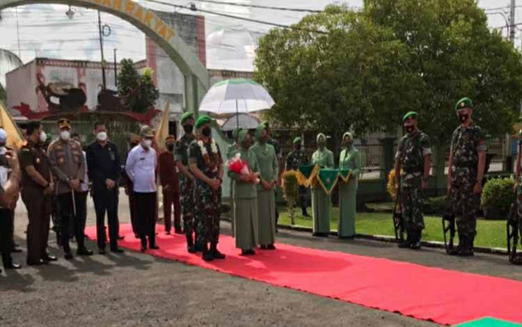 Dandim Letkol Kav Ferdiansyah Tiba di Kodim Kuala Kapuas