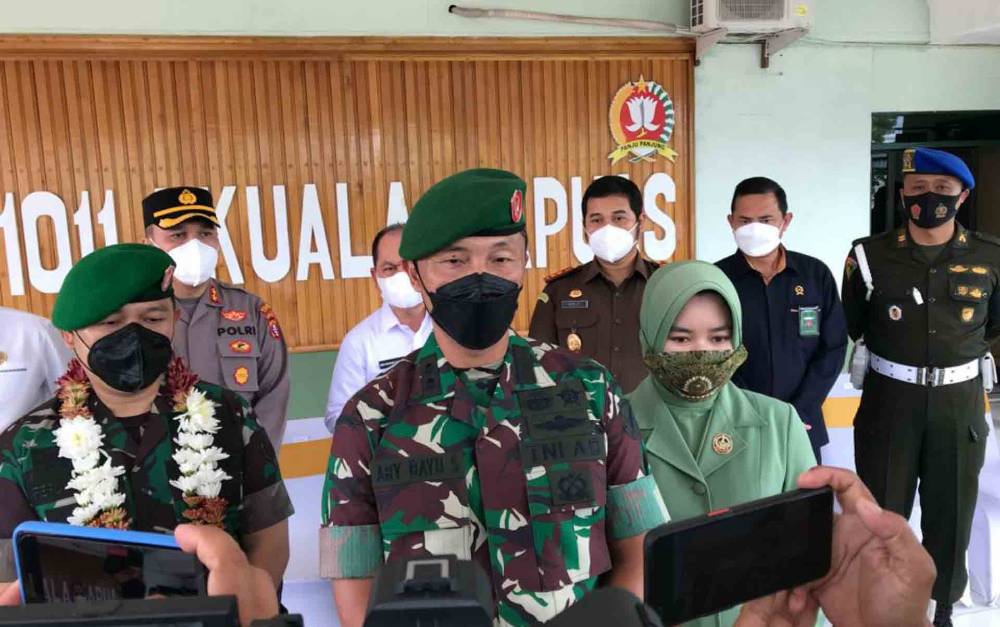 Pisah Sambut Dandim, Ini Pesan Letkol Inf Ary Bayu Saputro kepada Personel Kodim Kapuas