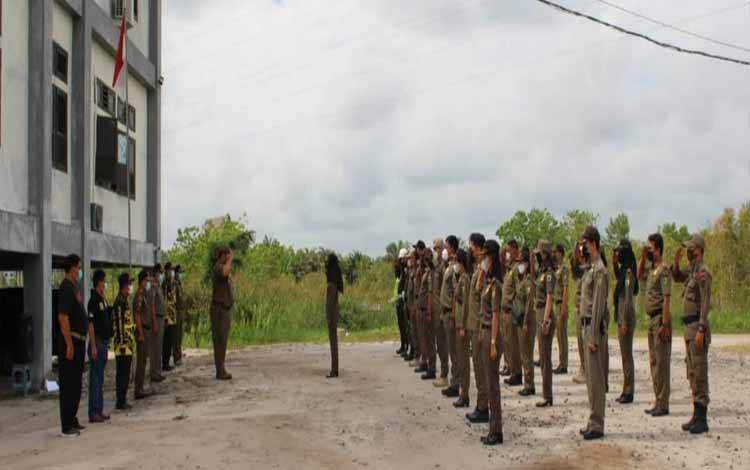Satpol PP Palangka Raya Kerahkan 54 Personel Pengamanan Natal dan Tahun Baru 2022