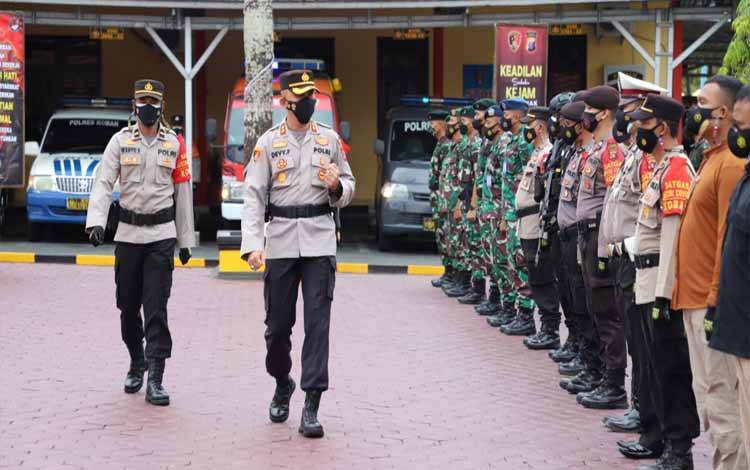 Siap Amankan Nataru, Polres Kobar Gelar Apel Operasi Lilin Telabang 2021